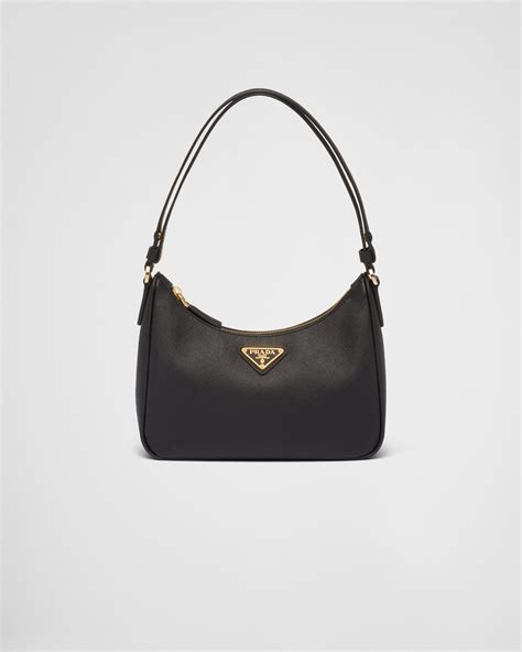 prada bag white and black|Prada leather bag women black.